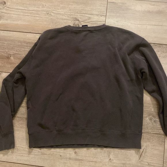 Ralph Lauren Deep Charcoal/Navy Crew Neck Sweatshirt Size Large - Picture 5 of 5